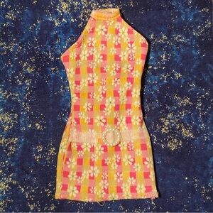 VTG Barbie “Pretty In Plaid Daisy” Fashion Dress